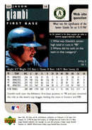 1999 Fleer Brilliants Jason Giambi