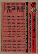 1981 Topps Tom Donohue