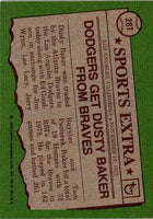 1976 Topps Traded Dusty Baker #28T