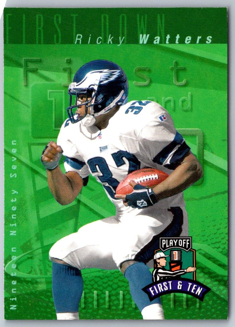 1997 Playoff First & Ten Ricky Watters