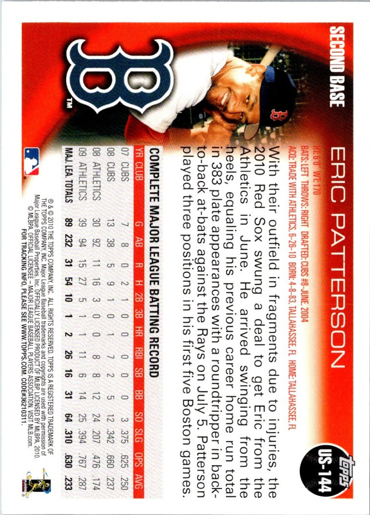 2010 Topps Update Eric Patterson