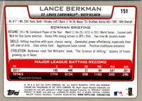 2012 Bowman Chrome Lance Berkman #151