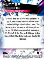 2019 Bowman Platinum Prismatic Prodigies Hunter Greene #PPP-36
