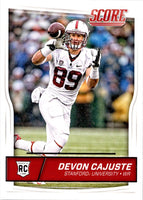 2016 Score Devon Cajuste #402 Rookie