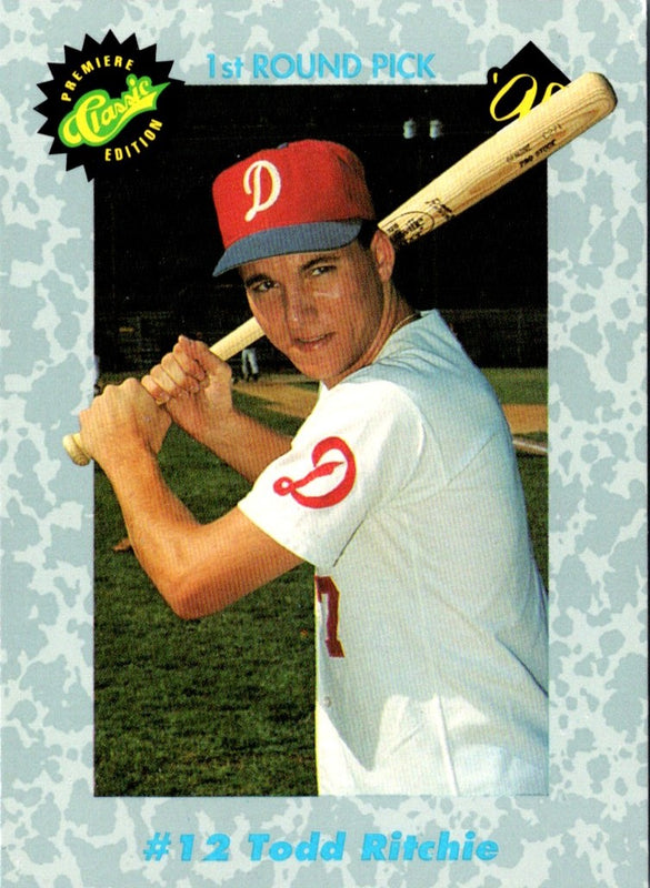 1990 Classic Draft Picks Todd Ritchie #12
