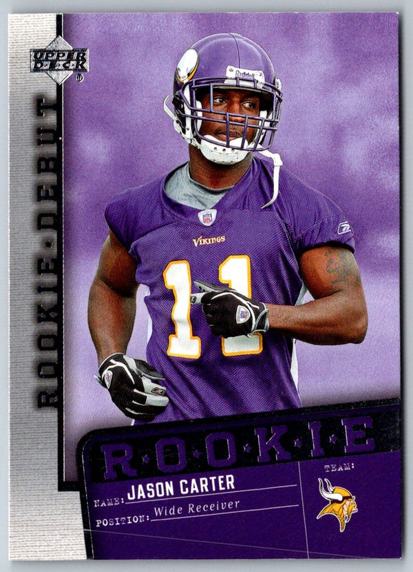 2006 Upper Deck Rookie Debut Jason Carter #156 Rookie