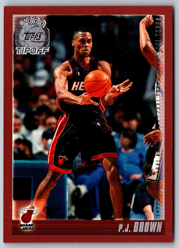 2000 Topps Tipoff P.J. Brown #32