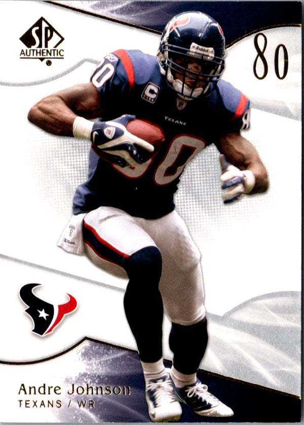 2009 SP Authentic Andre Johnson #91