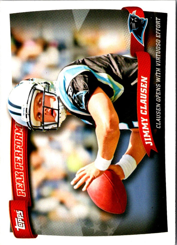 2010 Topps Peak Performance Jimmy Clausen #PP49