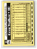 1990 Topps Tiffany Greg Walker