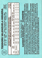 1986 Leaf Ted Higuera #157 Rookie