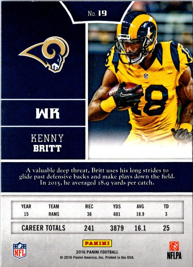 2016 Panini Kenny Britt