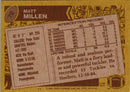 1986 Topps Matt Millen