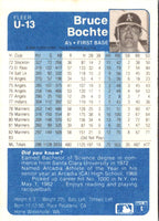1984 Fleer Update Bruce Bochte #U-13