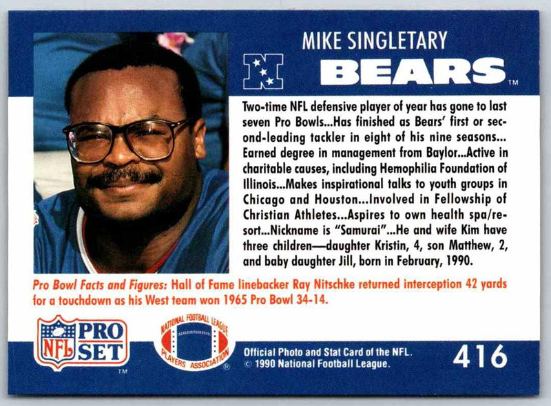 1992 Proset Mike Singletary