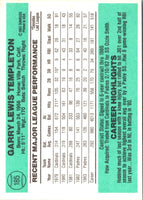 1984 Donruss Garry Templeton #185