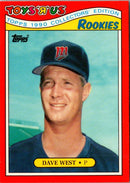 1990 Topps Toys'R'Us Rookies Dave West