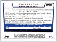 2012 Bowman Caleb Frare #BDPP79