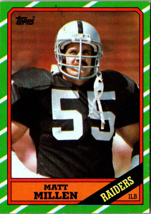 1986 Topps Matt Millen #72 NM+
