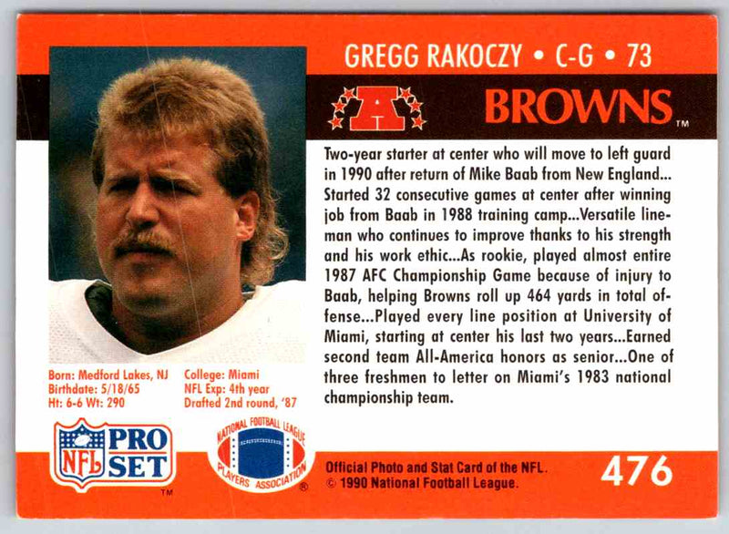 1990 Proset Gregg Rakoczy