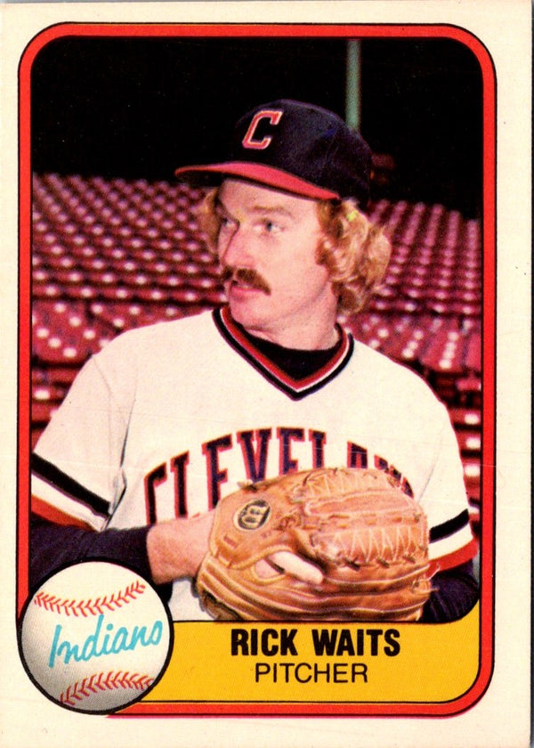 1981 Fleer Rick Waits #396