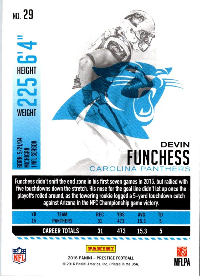 2016 Panini Devin Funchess/Kelvin Benjamin