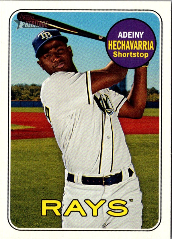 2018 Topps Heritage Adeiny Hechavarria #552