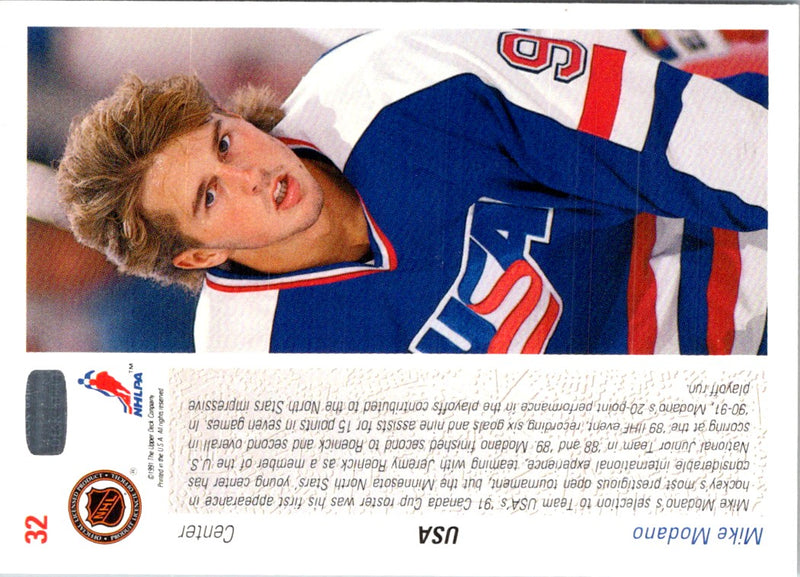1991 Upper Deck Mike Modano