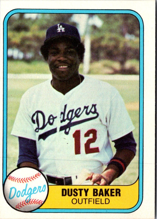 1981 Fleer Dusty Baker #115 NM-MT+