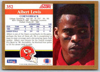 1991 Score Albert Lewis #352