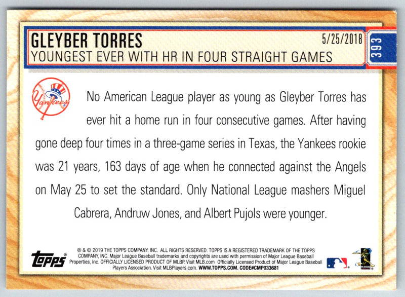 2019 Topps Big League Gleyber Torres