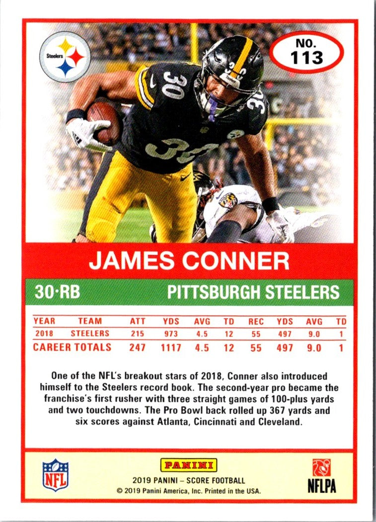 2019 Score James Conner