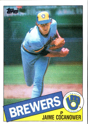 1985 Topps Jaime Cocanower #576 Rookie