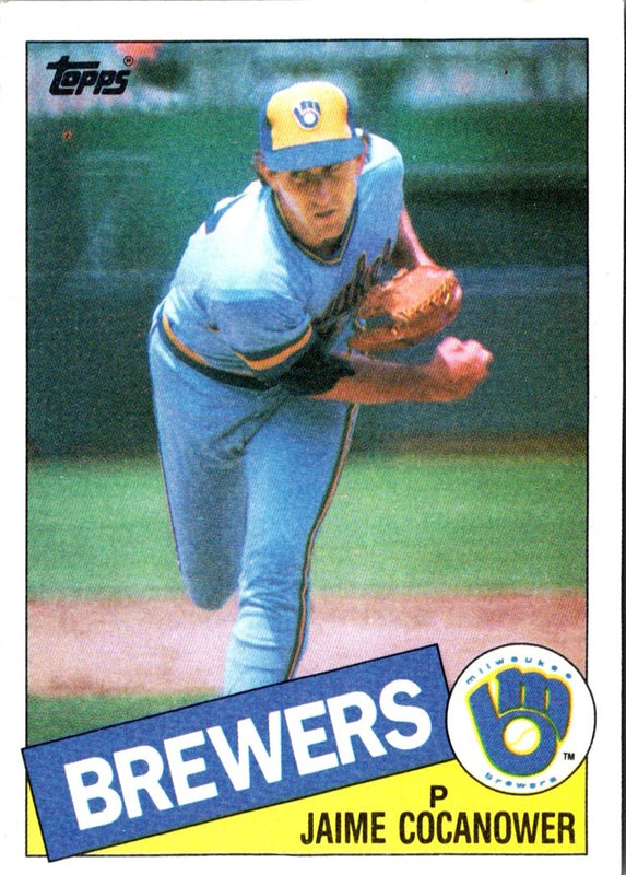 1985 Topps Jaime Cocanower #576 Rookie