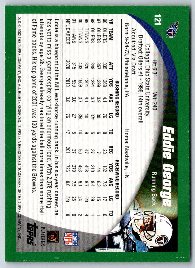 2002 Topps Eddie George