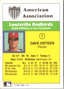 1990 CMC Louisville Redbirds Dave Osteen