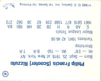 1982 Gallery Of Stars Rizzuto #