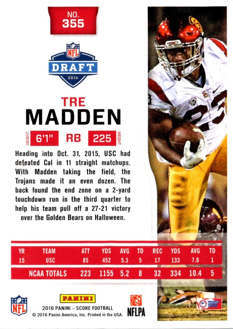 2016 Score Tre Madden