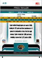 2006 Donruss Gridiron Gear Fred Taylor #49