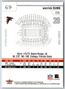 2003 Fleer Authentix Warrick Dunn