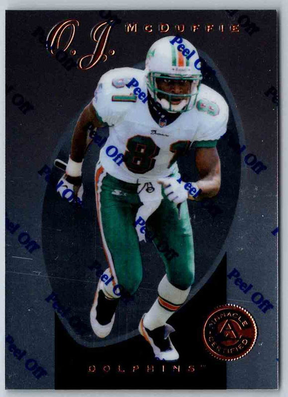 1997 Pinnacle Certified NFL O.J. McDuffie #96