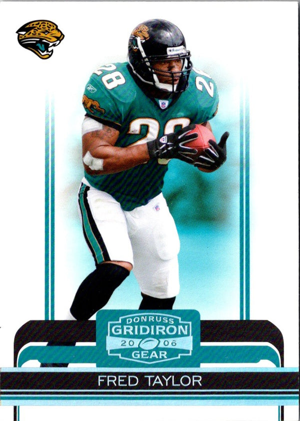 2006 Donruss Gridiron Gear Fred Taylor #49