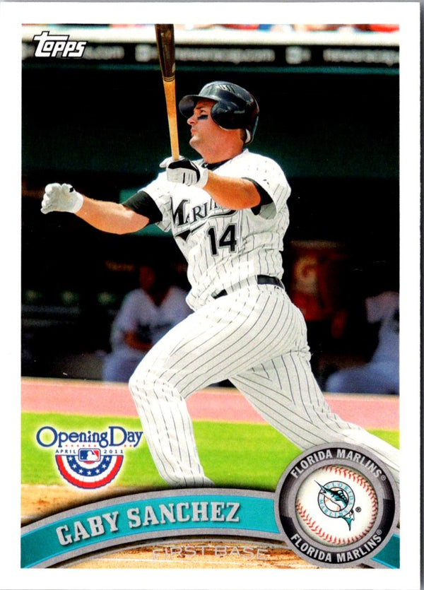 2011 Topps Opening Day Gaby Sanchez #26