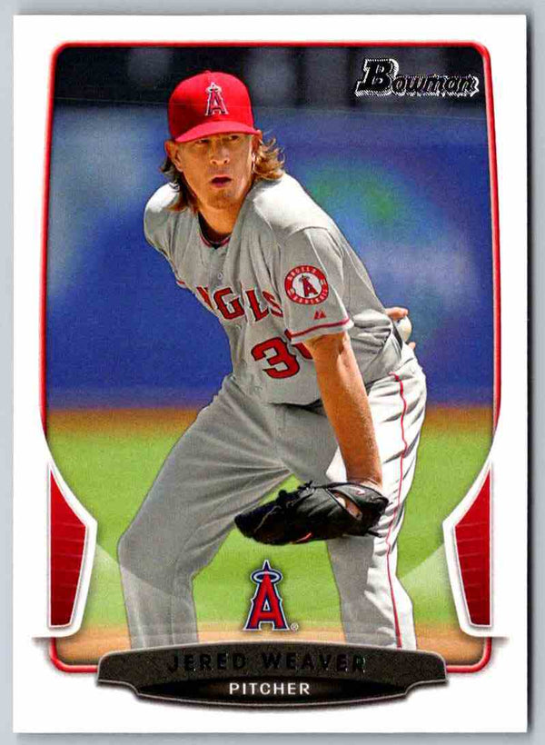 2013 Bowman Jered Weaver #9