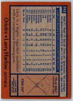 1978 Topps Larry Harlow #543 Rookie