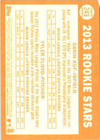 2013 Topps Heritage Darin Ruf/Tyler Cloyd #243 Rookie