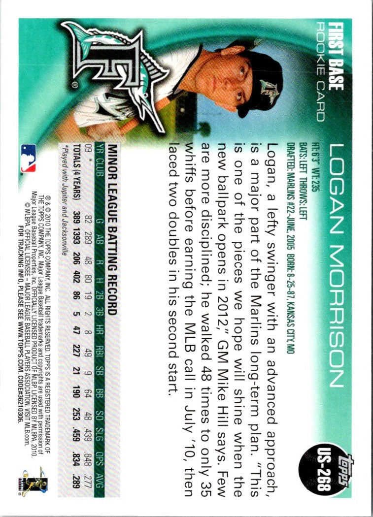 2010 Topps Update Logan Morrison