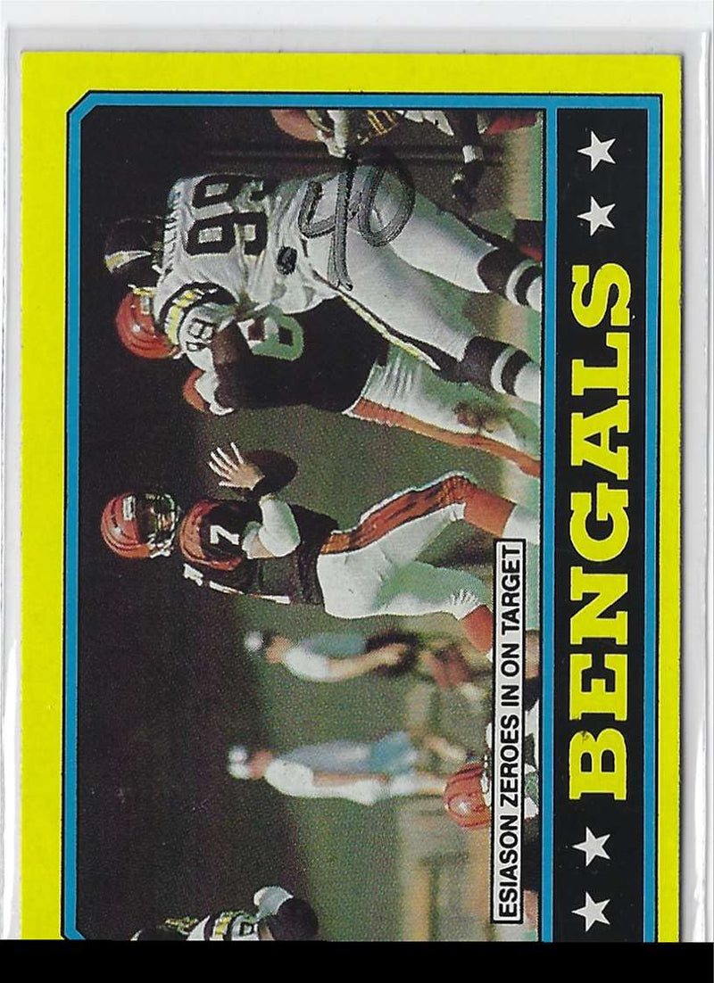 1986 Fleer Team Action Stickers Cincinnati Bengals Helmet