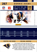 2011 Score Donnie Avery