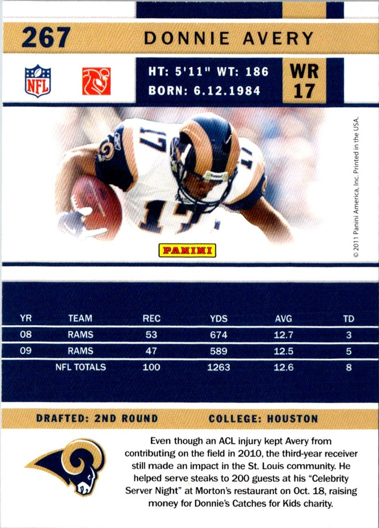 2011 Score Donnie Avery